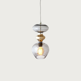 Futura 18cm Pendant Smokey Grey